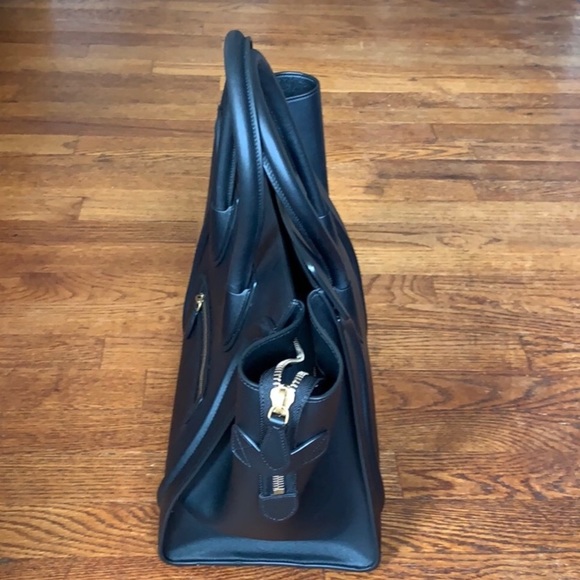 Celine Mini Luggage Handbag in Drummed Calfskin - Picture 6 of 8